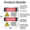 Signmission Do Not Store Flammable Materials Bilingual Danger Sign, Plastic, 18in W x 24in L, 2PK OS-2PACK-DS-P-1824-VS-1174 - alternate 2